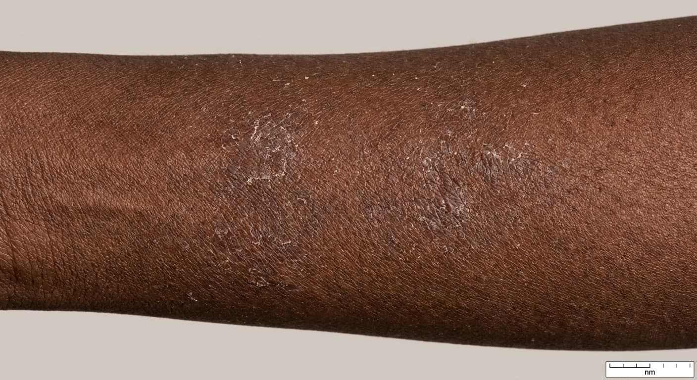 Texture de peau sèche