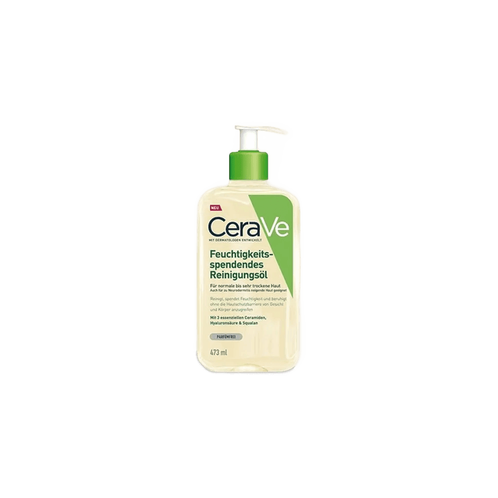 CeraVe – Huile Nettoyante Moussante Hydratante 473ml | Peaux Sèches